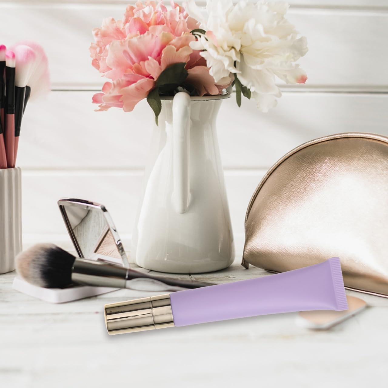 Beaupretty Beaupretty Empty Plastic Soft Squeeze Tubes Refillable Cosmetic Eye Cream Tube Bottle Sample Travel Container Dispenser for Eyecream Lip Balm Gloss 20ml