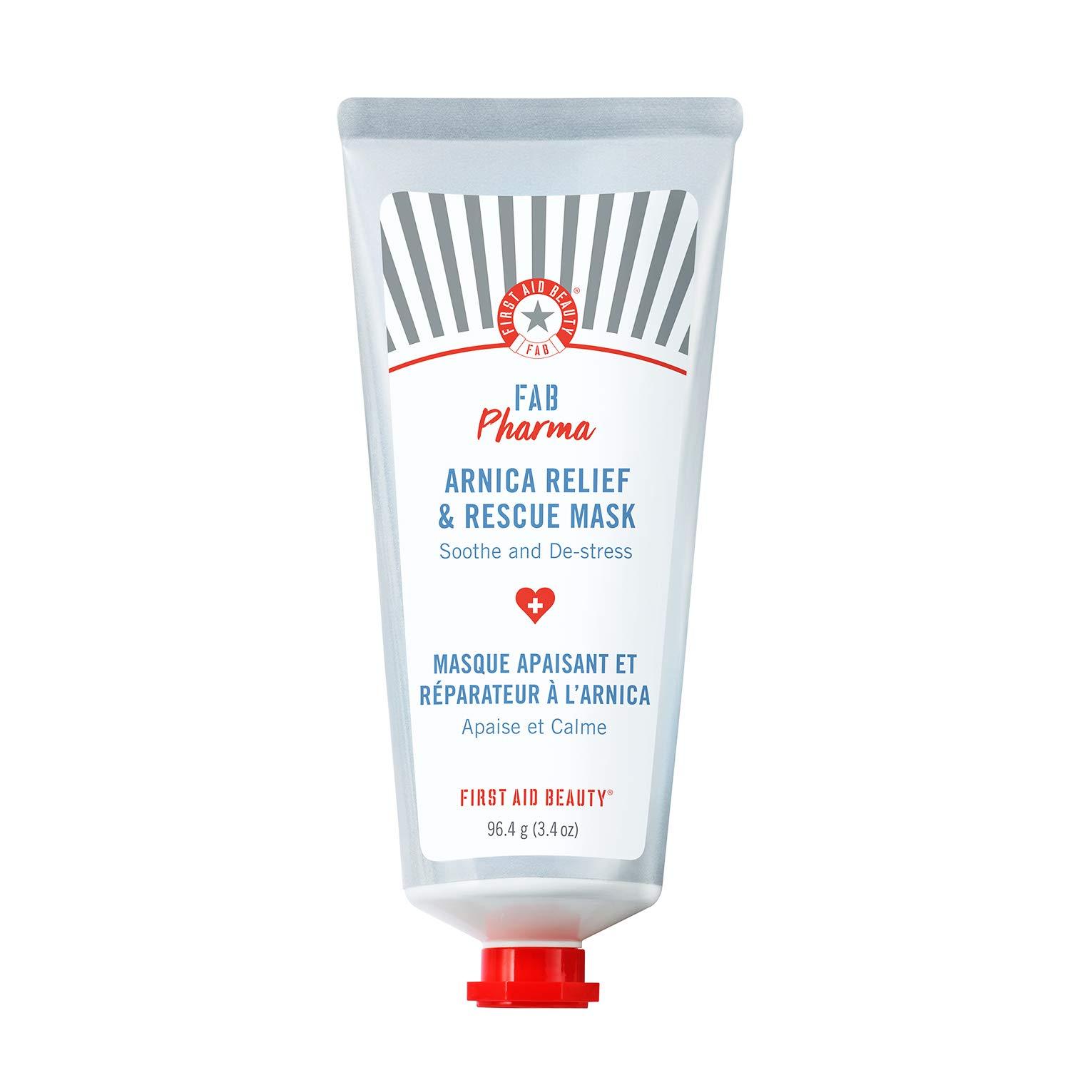First Aid Beauty First Aid Beauty FAB Pharma Arnica Relief & Rescue Mask – Soothing Leave-On Face Mask for Dry Skin - 3.4 oz.