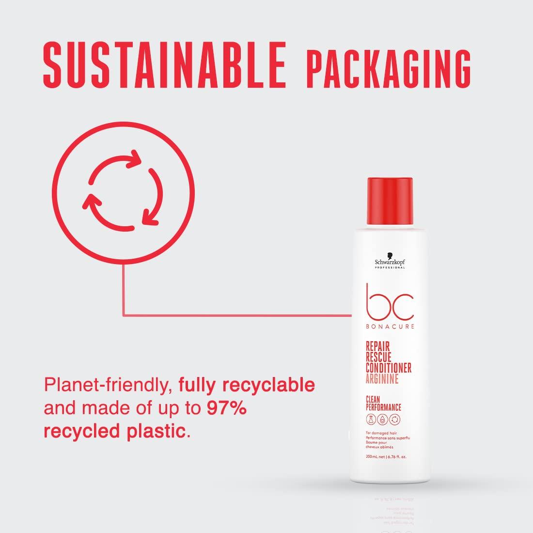 Schwarzkopf Professional BC Bonacure Peptide Repair Rescue Conditioner, 6.7-Ounce