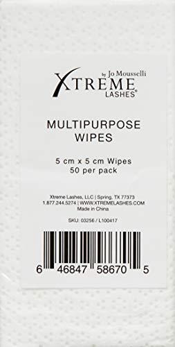 Xtreme Lashes Xtreme Lashes Multipurpose Wipes, 50 Count