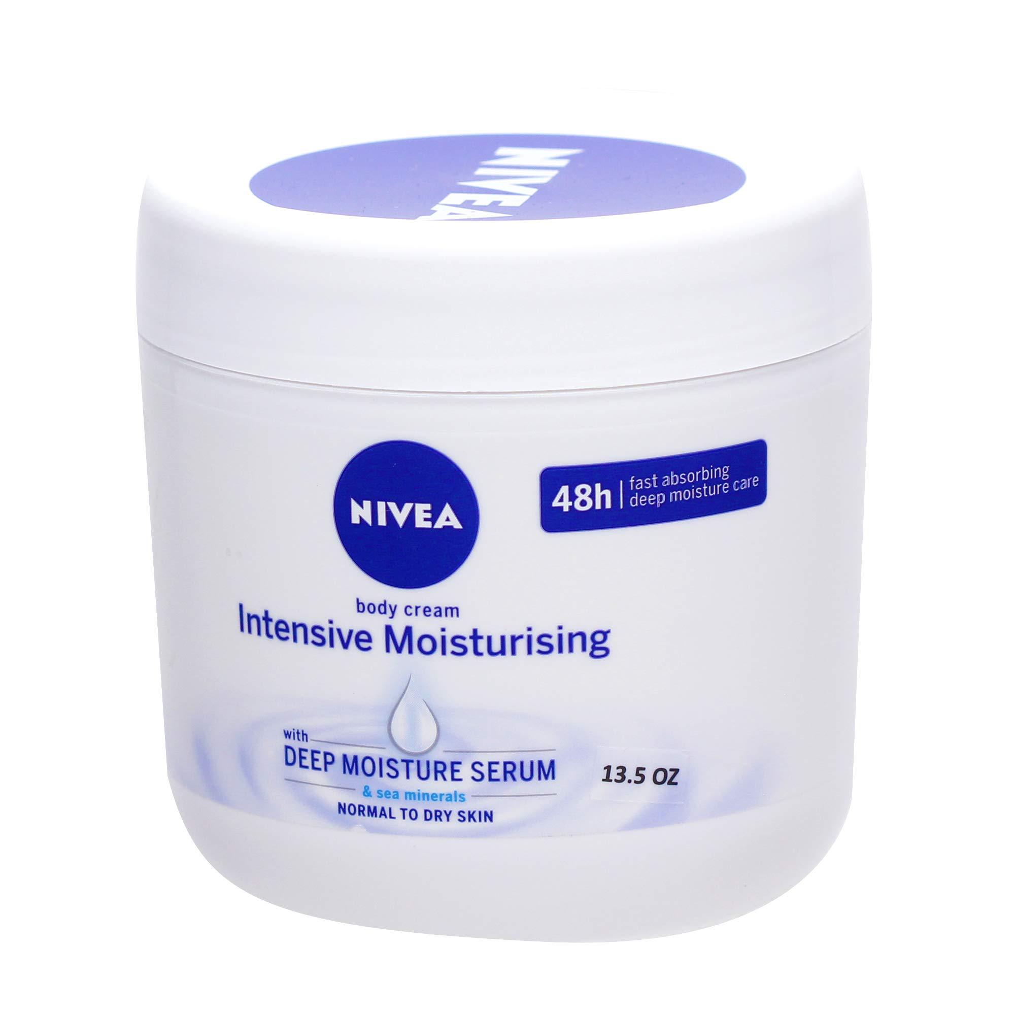 NIVEA Nivea Intensive Moisturizing Body Cream - 13.5 Fl Oz / 400 mL x 3 Pack