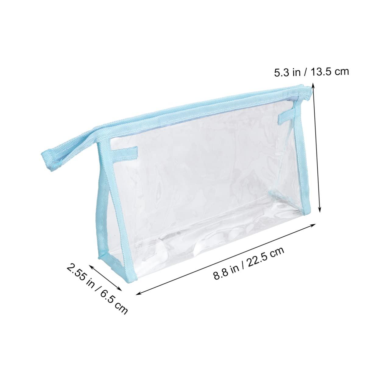 Hemoton Hemoton Travel Bags Pvc Bag Makeup Case Clear Travel Bag Airport Travel Liquids Bag Clear Make up Bag Womens Toiletry Bag Travel Cosmetic Bags for Women Handbag Miss Popularity