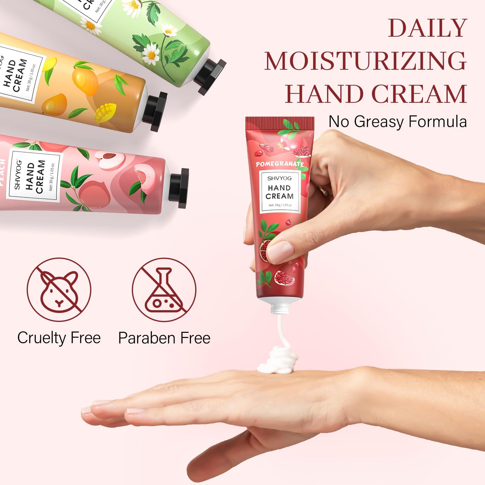 SHVYOG SHVYOG 28PCS Hand Cream Gift Set, Christmas Gifts Stocking Stuffers for Women, Bridesmaid Gifts Travel Size Hand Lotion for Dry Cracked Hands, Mini Hand Lotion Bulk, 28 x 30ml