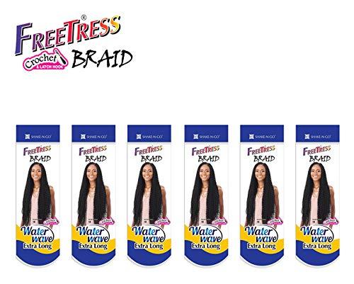 Freetress Braids Freetress Synthetic Braid WATER WAVE EXTRA LONG (6-Pack, 2)