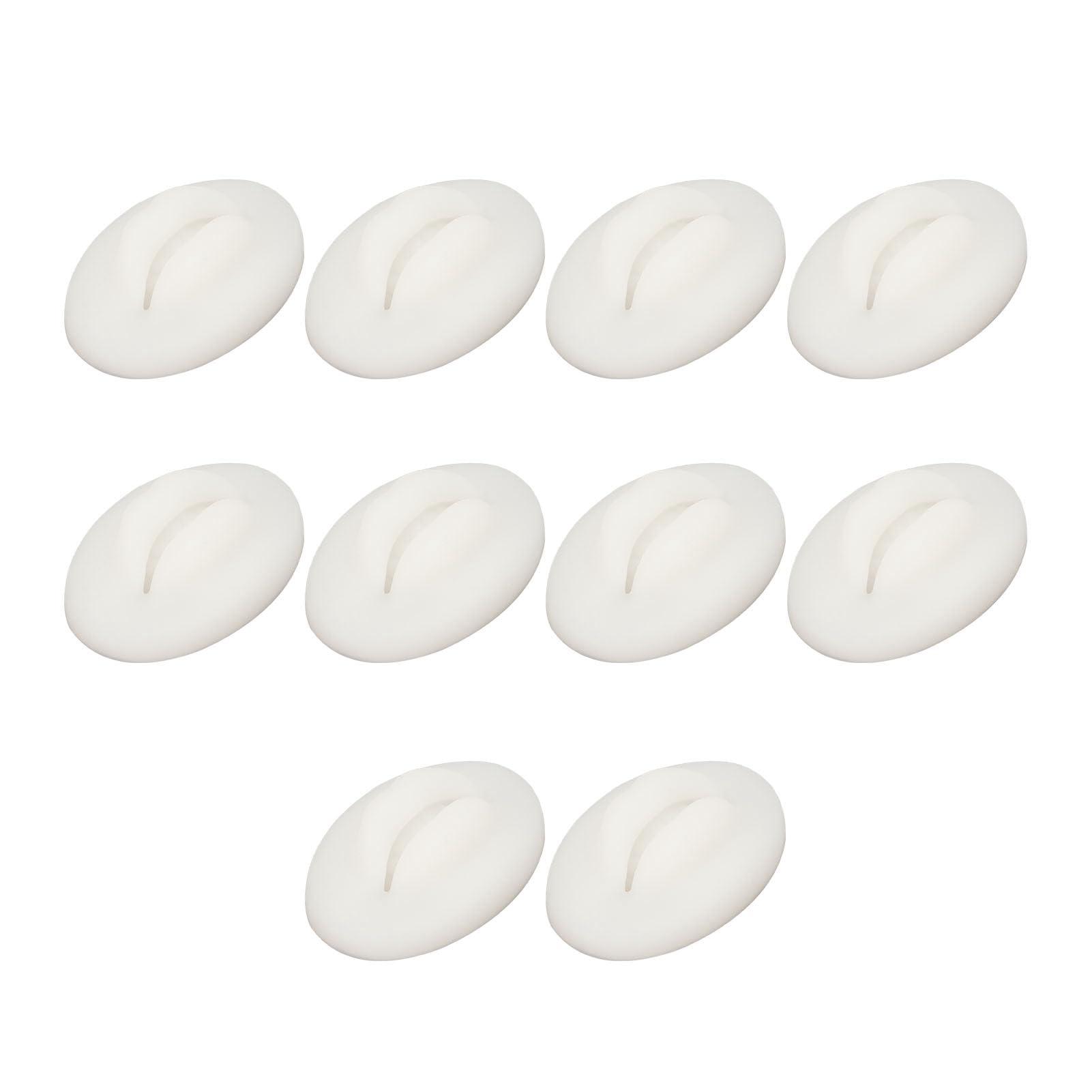 Diydeg Fake Lips, 10PCS Silicone Soft Flexible 3D Open Mouth Easy to Apply Colour Practice Lips Highly Reproducible Portable Silicone Lips Model for Makeup Practice (Semi Transparent