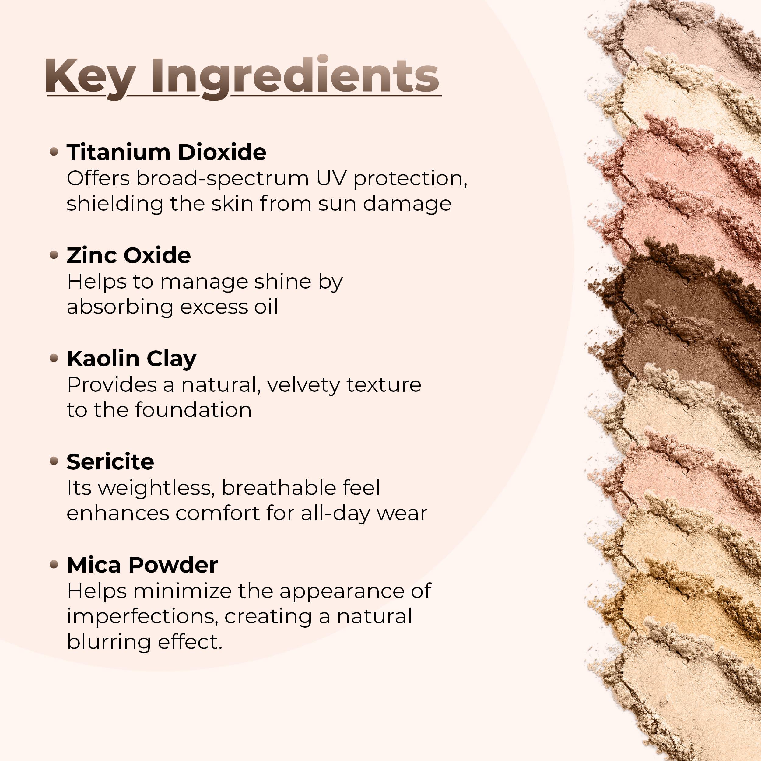 Sweet Face Minerals Sweet Face Minerals (Light Tan) (5gm Jar) FOUNDATION Mineral Makeup with SPF 18+, Full Coverage Matte Loose Powder, Bare Face Cosmetics