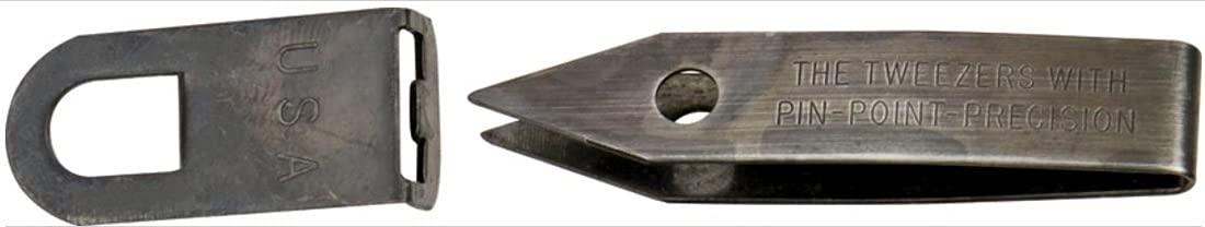 Sliver Gripper Uncle Bill's Sliver Gripper Tweezers Black Oxide Steel w/ Keychain Clip (6-Pack)