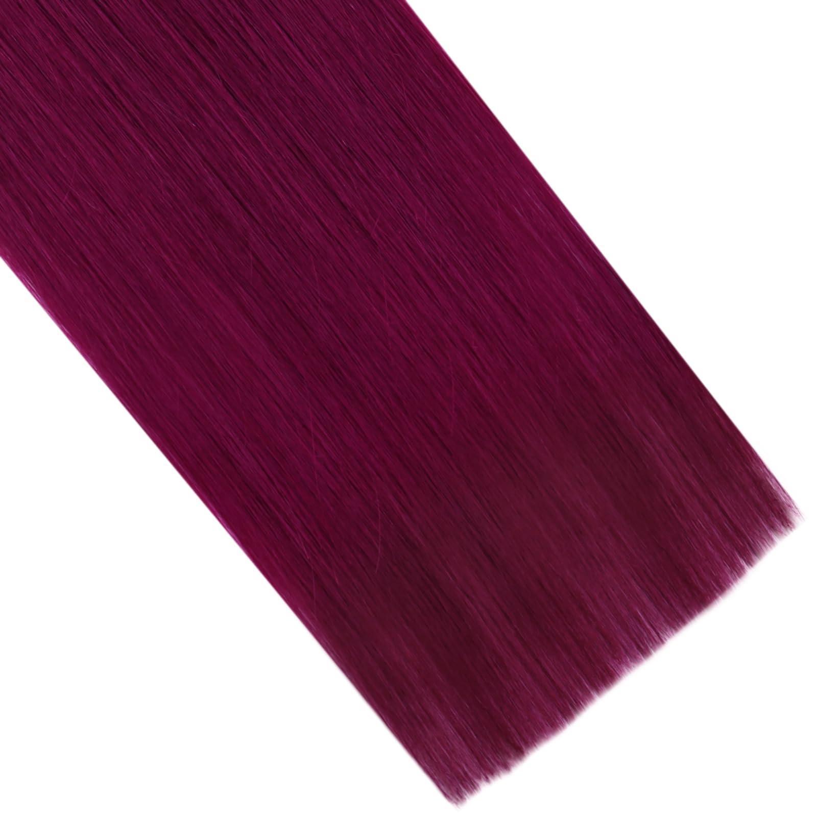 YoungSee YoungSee I Tip Hair Extensions Human Hair Magenta 25g Itip Human Hair Extensions Red Itips Hair Extensions Color for Party 20In Magenta Human Hair I Tip Extensions Invisible 25s Tip Hair Extensions