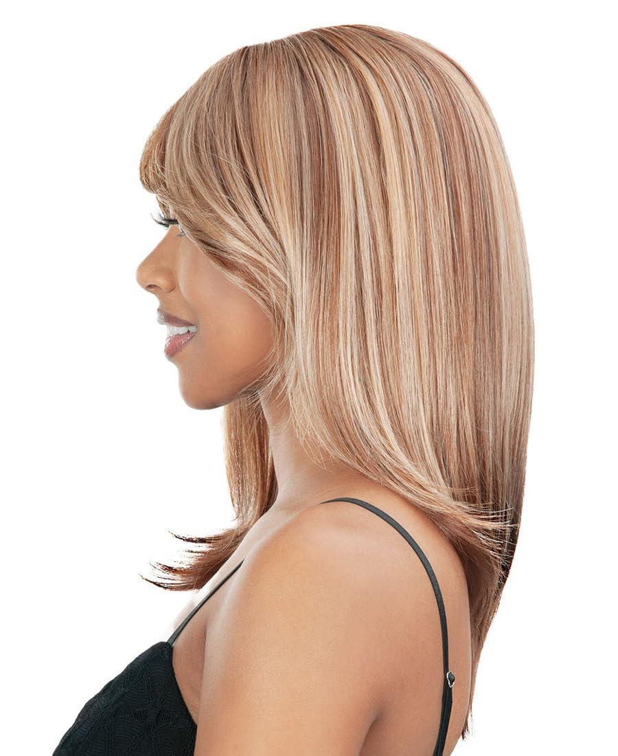 Chade Chade New Born Free Synthetic Cutie Curtain Bang Layered Cut Medium Length Wig - CT196 (FS4/30)