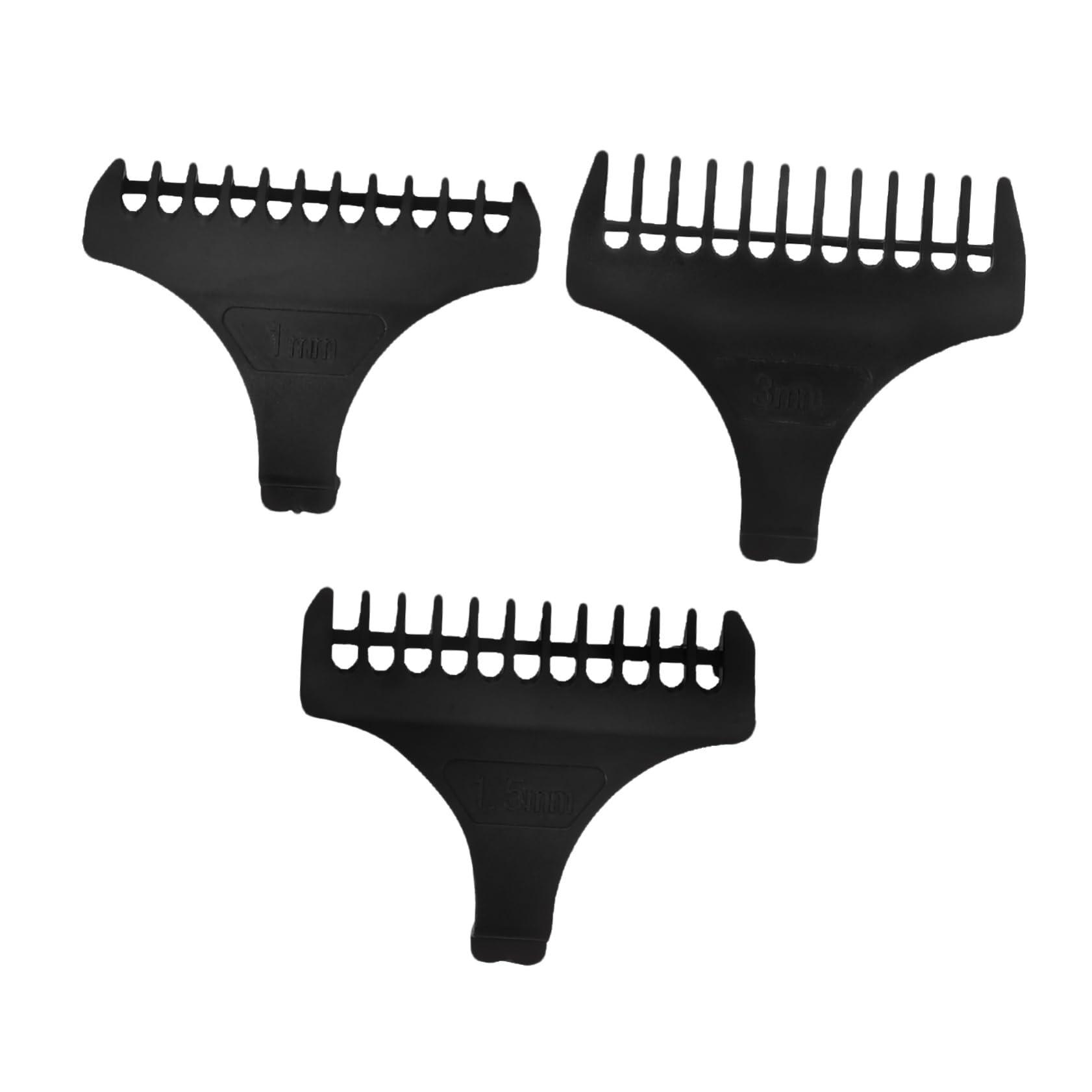 minkissy minkissy Convenient Hair Clipper Guards 1 Set 1.5mm 3mm 1mm Plastic for Accurate Trimming