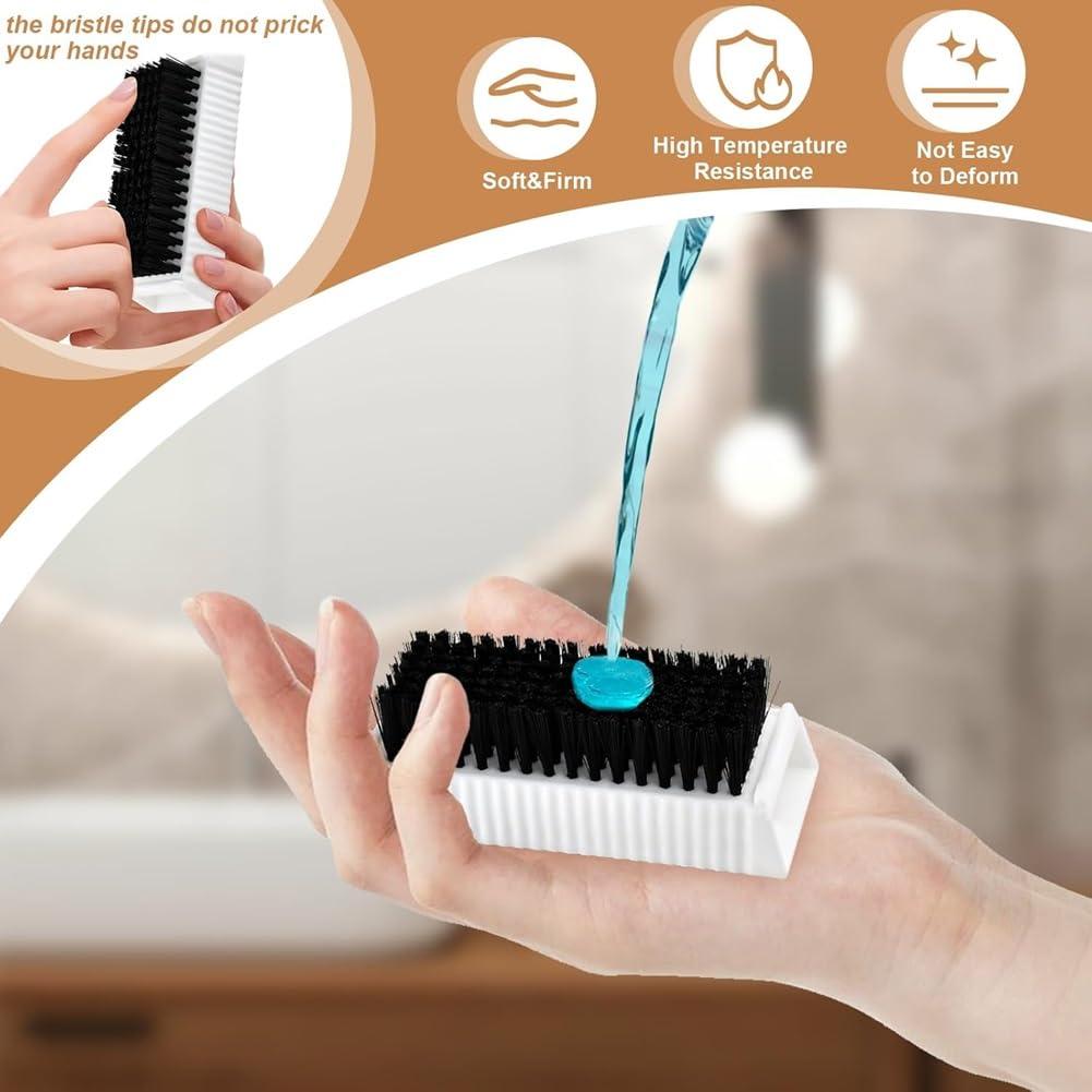 Darfooper 2PCS Nail Brush Surgical Scrub Brushes Two-Sided Stiff Hand and Nail Brush Non-Disposable Sterile Hand Scrubber with Nail Cleaner Hand and Nail Cleaning Brush Fingernail Brushes Nail Scrub Brushes