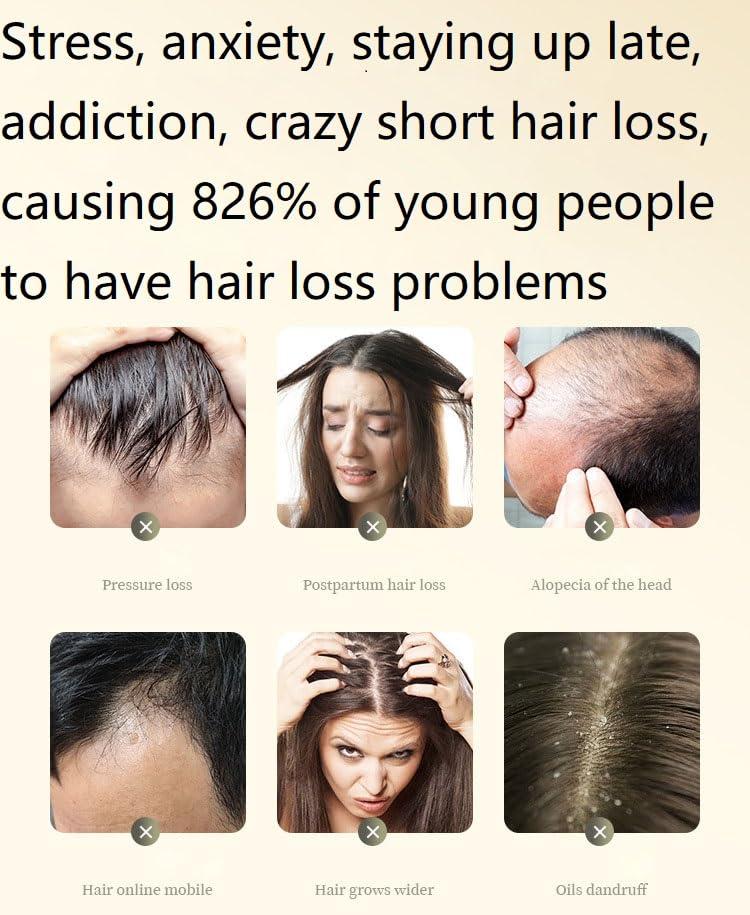 Ginaday 2 Box Ginger Plant Extract Shampoo for Hair Growth and Anti-Loss Control, Hair Growth Oil Care by Ginaday