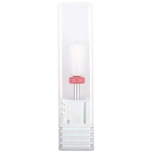 PANA PANA 3/32" Professional Smooth Top Small Barrel White Ceramic Bit - Nail Drill Bit for Dremel Machine (Fine - Small Barrel)