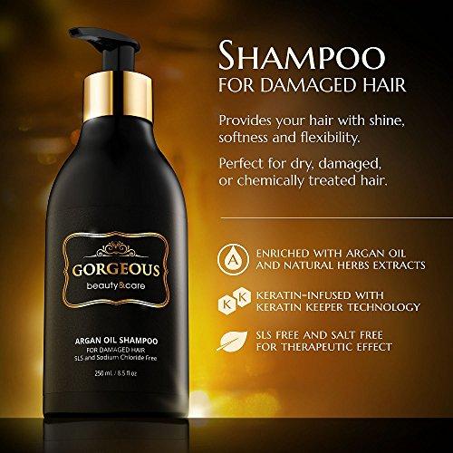 Gorgeous Beauty & Care Pro Clarifying Shampoo 250ml Use after to Keratin Treatment by gorgeous