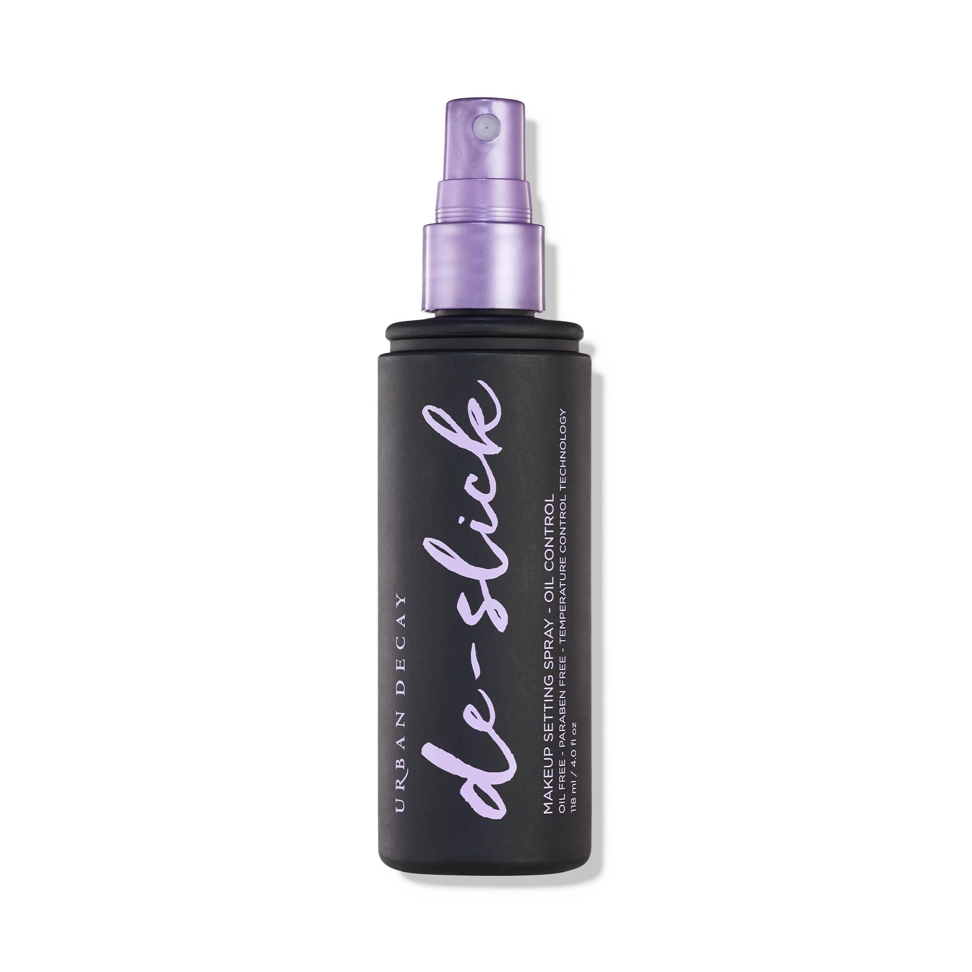 URBAN DECAY Urban Decay De-Slick Mattifying Makeup Setting Spray for Face (Full Size), Waterproof, Smudge-proof, Oil & Shine Control, for Oily Combination Skin, Oil-free, Vegan, Cruelty-free - 4 fl oz