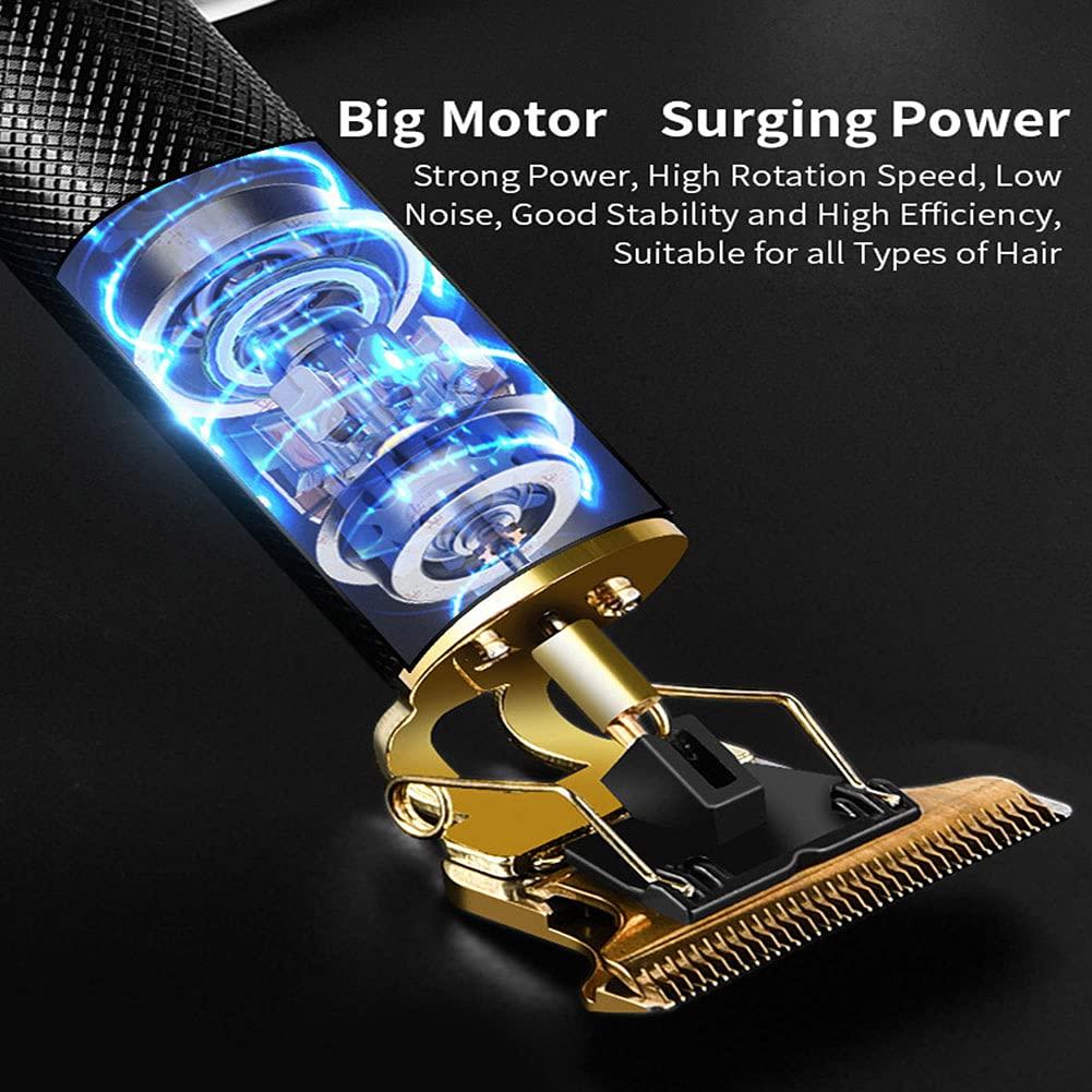 QYY QYY Hair Engraving Pen Shaver, Professional Rechargeable Hair Trimmer Clipper, Stainless Steel Lettering Clipper Styling Tools for Hair/Eyebrows/Beards
