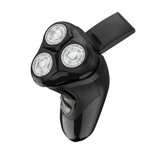 Remington Remington R3 Style Series Rotary Shaver for Men, Flexing Technology and Sensitive Skin Comfort, Rechargeable Wet or Dry Electric Shaver with Pop Up Trimmer and Stubble Attachment