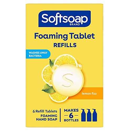 Softsoap Softsoap Hand Soap Tablets, Foaming Hand Soap Refill Tablets, Lemon Fizz, 6 Tablets