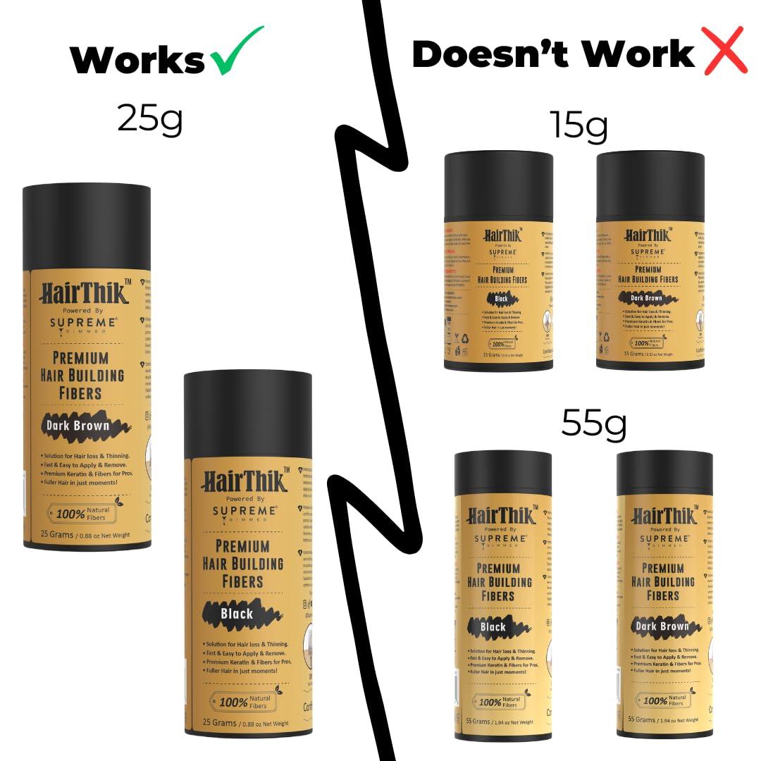 Supreme Trimmer HairThik Hair Fibers Spray Applicator Pump for Pros | Precision Hair Thickening Tool for Fuller, Natural-Looking Hair | HFA/T1