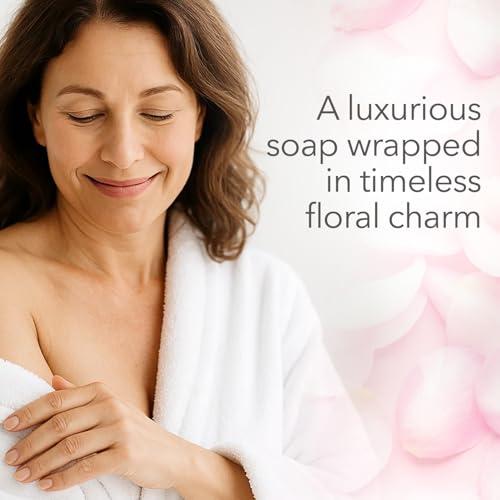 Maja Maja, Classic Soap Perfumed Soap Round and Luxurious Round Soap to Clean and Moisturize your skin Leaves Skin Beautifully Scented and Soft 3Pack of 3.5 Oz Bar Soaps, Rose, 3 Count, (Pack of 3)