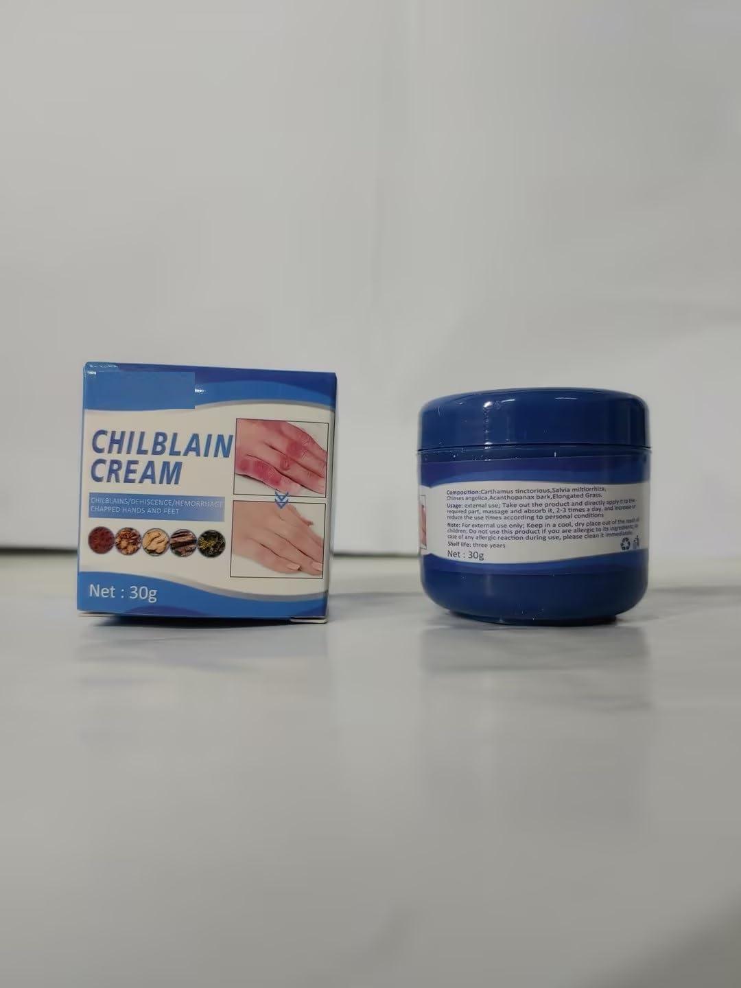 DRXVE DRXVE Chilblain Cream, Anti-cracking Frostbite Moisturiser Deep Nourishing, Anti Crack & Hand Foot Cream, Foot Repair Cream, for Dry Cracked Heels Callus Remover (2 Pc)