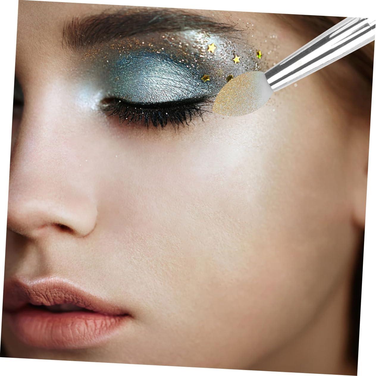 Beavorty Beavorty 5pcs Silicone Lip Brush Eyeliner Applicator Tool Make up Brushes Lip Brush Revolution Palette Makeup Brushes Small Makeup Brush Black