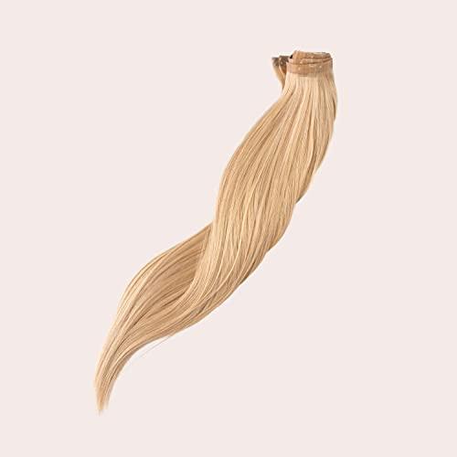 BFB Hair BFB Hair Clip-in Hair Extensions for Women, Real Human Hair Extensions, Barefoot Blonde Highlighted Blonde 21 inch 10 pcs 160 grams, Seamless Design, Straight & Long Remy Extensions