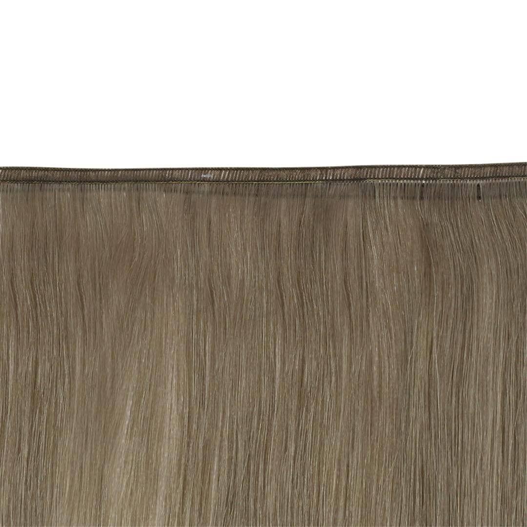WestIsand Flat Silk Weft Virgin Pu Sew In Human Hair Extensions 100% Pure Hair Weft For Salonn 1 14 Inches