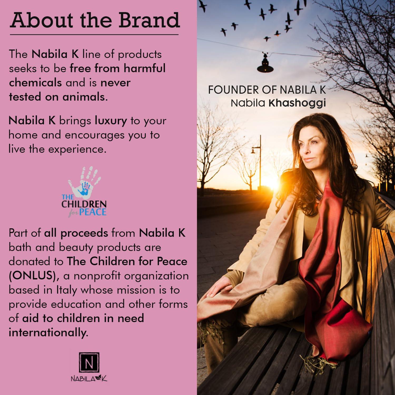 Nabila K Nabila K Honeysuckle Shower Gel, Travel Size Refreshing Body Wash with Jasmine & Rosemary, 2 oz - Naturally Derived, Sulfate-Free, Paraben-Free - Made in the USA