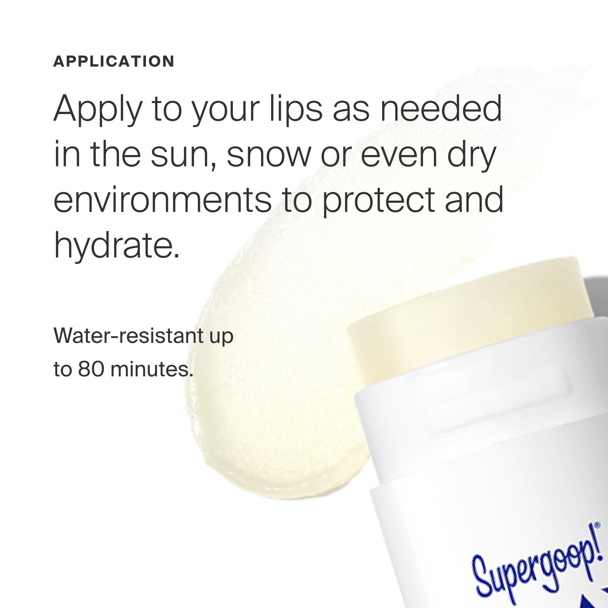 Supergoop! Supergoop! PLAY Lip Shield SPF 30 with Coconut - Pack of 2 - Moisturizing Lip Treatment For Dry Cracked Lips - Clean Ingredients & Broad Spectrum UV Protection
