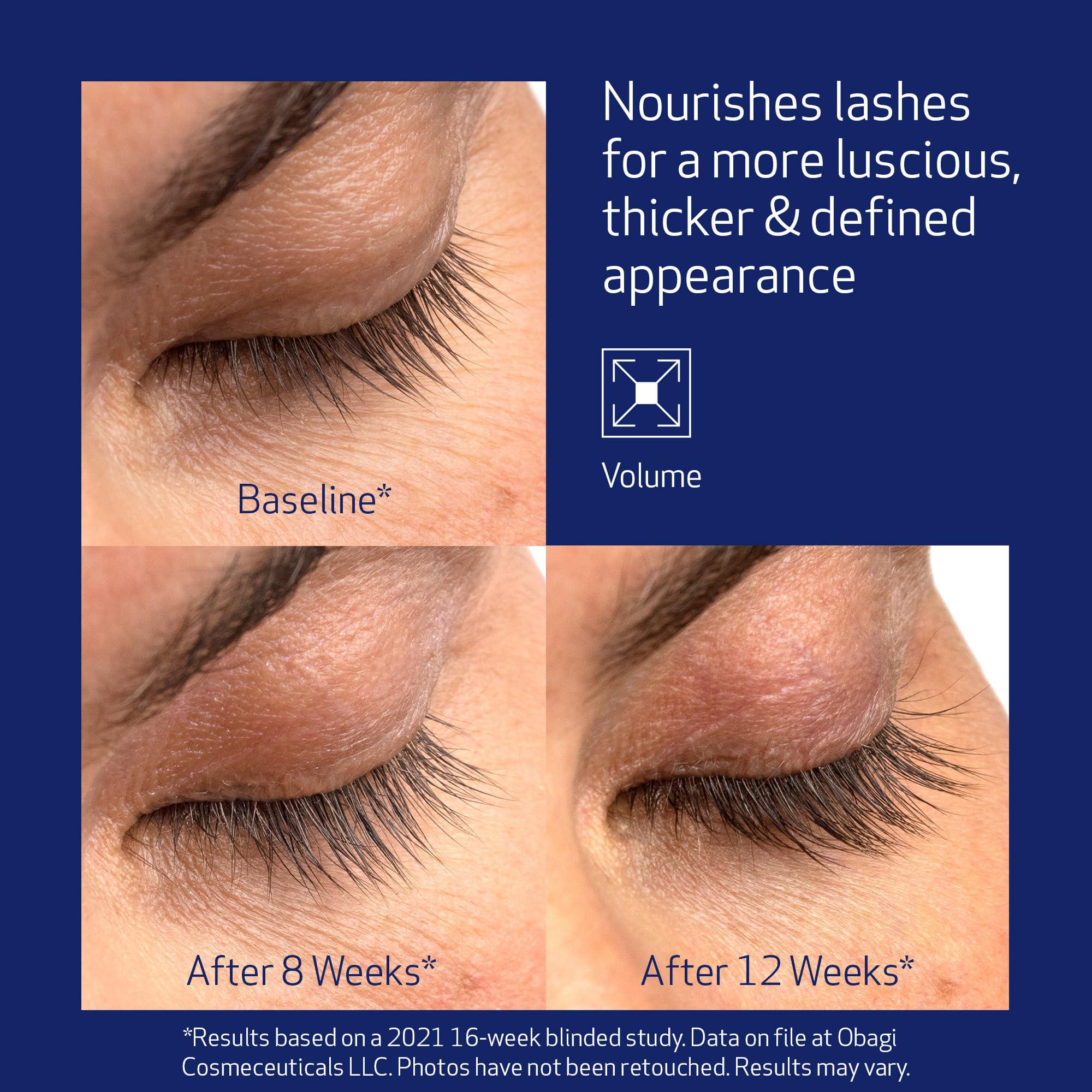 Obagi Medical Obagi Nu-Cil Eyelash Enhancing Serum Nourishing Lash Serum with Biotin for Thicker & More Defined-Looking Lashes 0.1 oz, Pack of 2