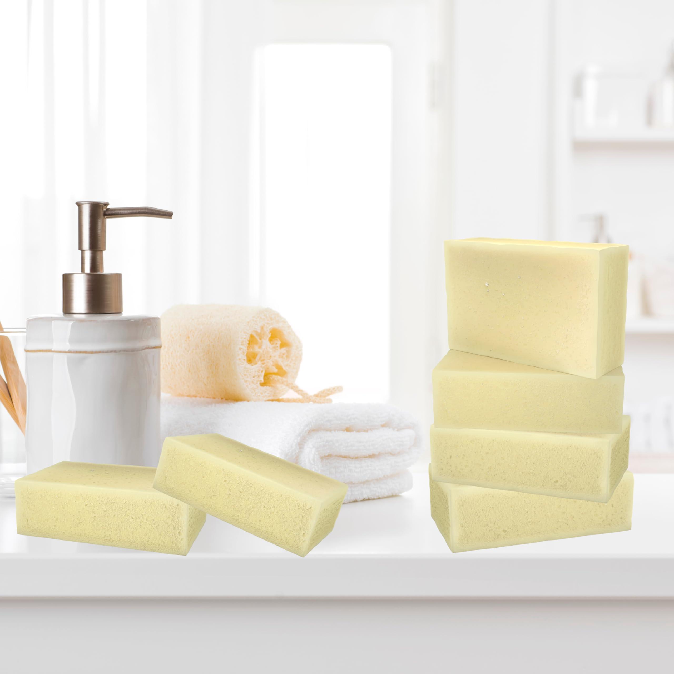 Grace Harbor International Grace Harbor Old Goat Soap Premium Goat Milk Bar Soap with MSM for Aging Skin All Natural Small Batch For Seniors Only Six Pack with Sisal Soap Saver Bag (Unscented 6 Pack)