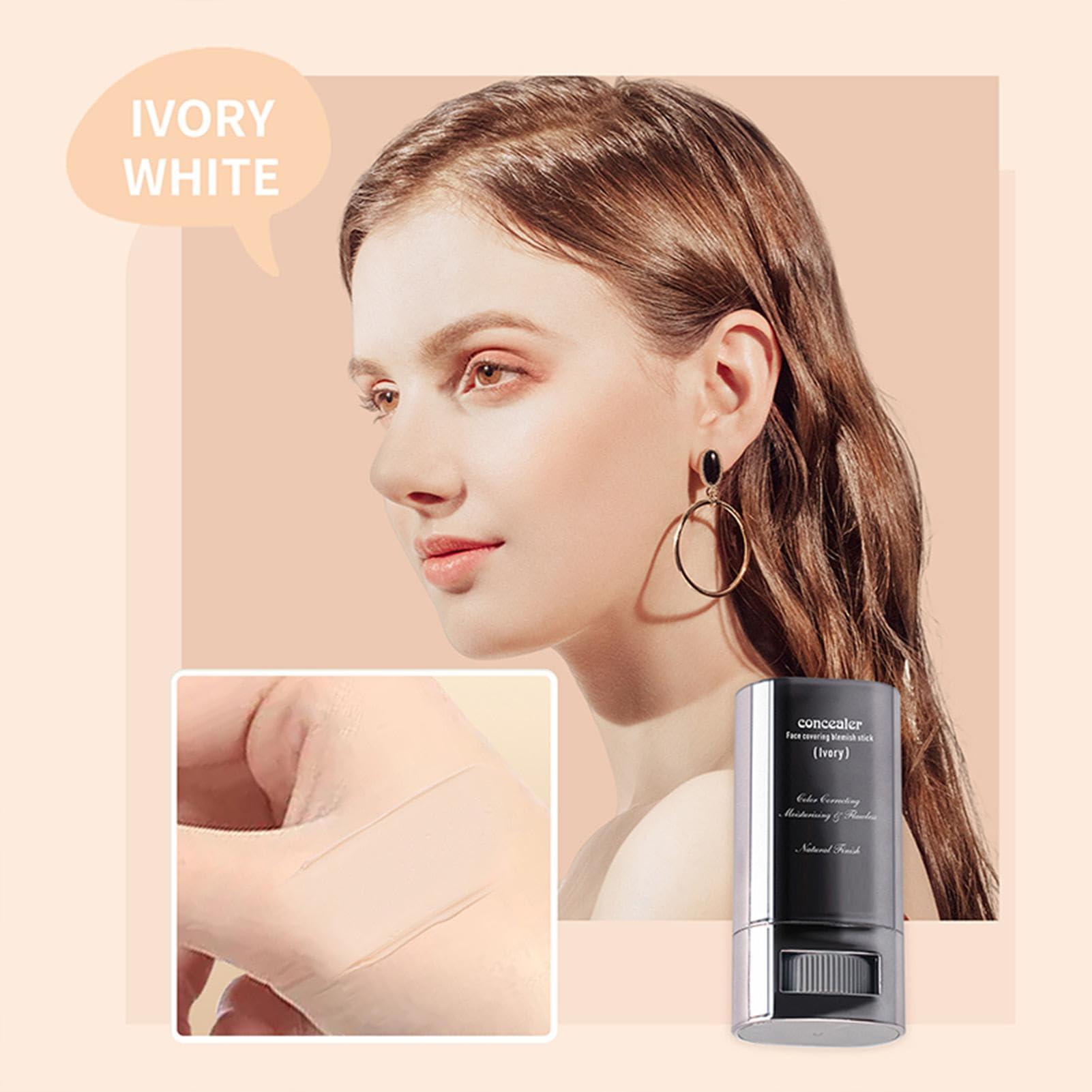 Hoghaki Under Eye Concealer Stick, Concealer for Dark Circles, Under Eye Full Coverage Concealer, 30g Waterproof Blemish Concealer Stick, Long-Lasting Cover up Makeup Concealer