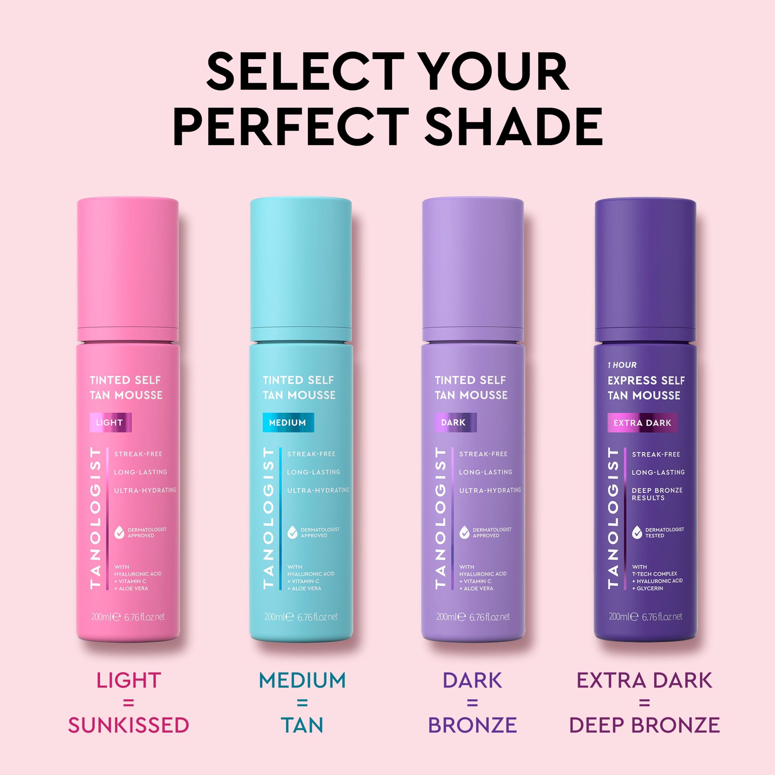 Tanologist Tanologist Tinted Self Tan Mousse- Dark, 6.76 fl. oz/200 ml Bottle