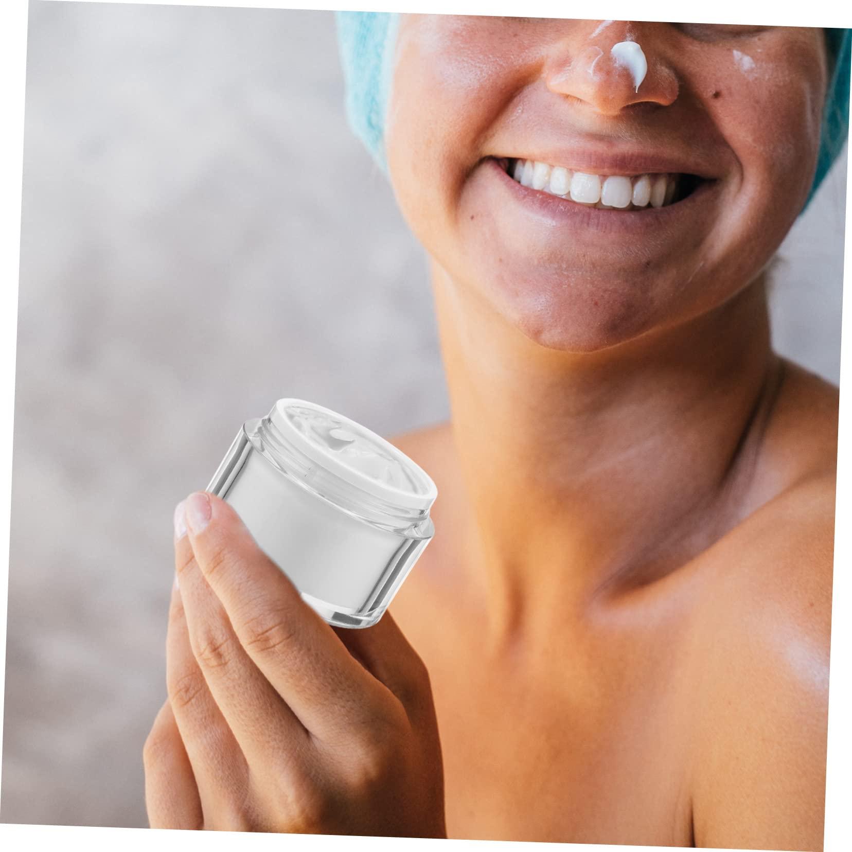 Beaupretty Beaupretty Plastic Shampoo Bottles Clear 3pcs Press Cream Jar Bottles Sun Screens Lotion Lotion Bottle Refillable Bottle Airless Container Cream Dispensers Cream Bottles Pp Vial Travel