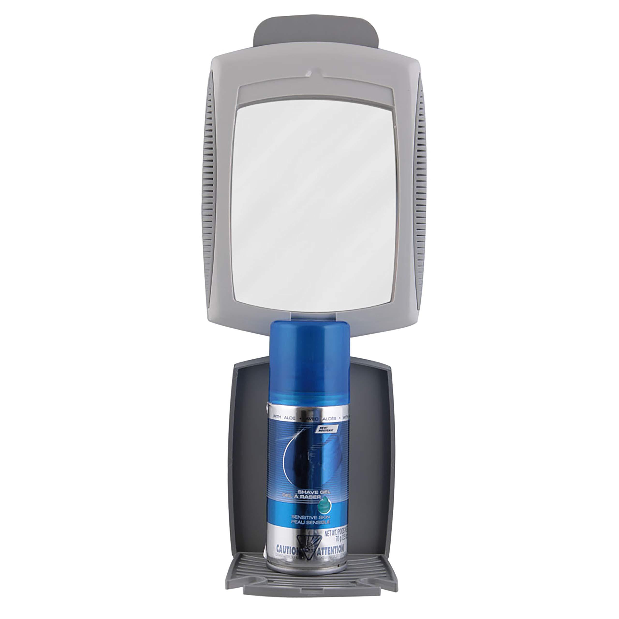 Zadro Zadro Z’Fogless Travel Shower Shaving Men’s Grooming Mirror, Black