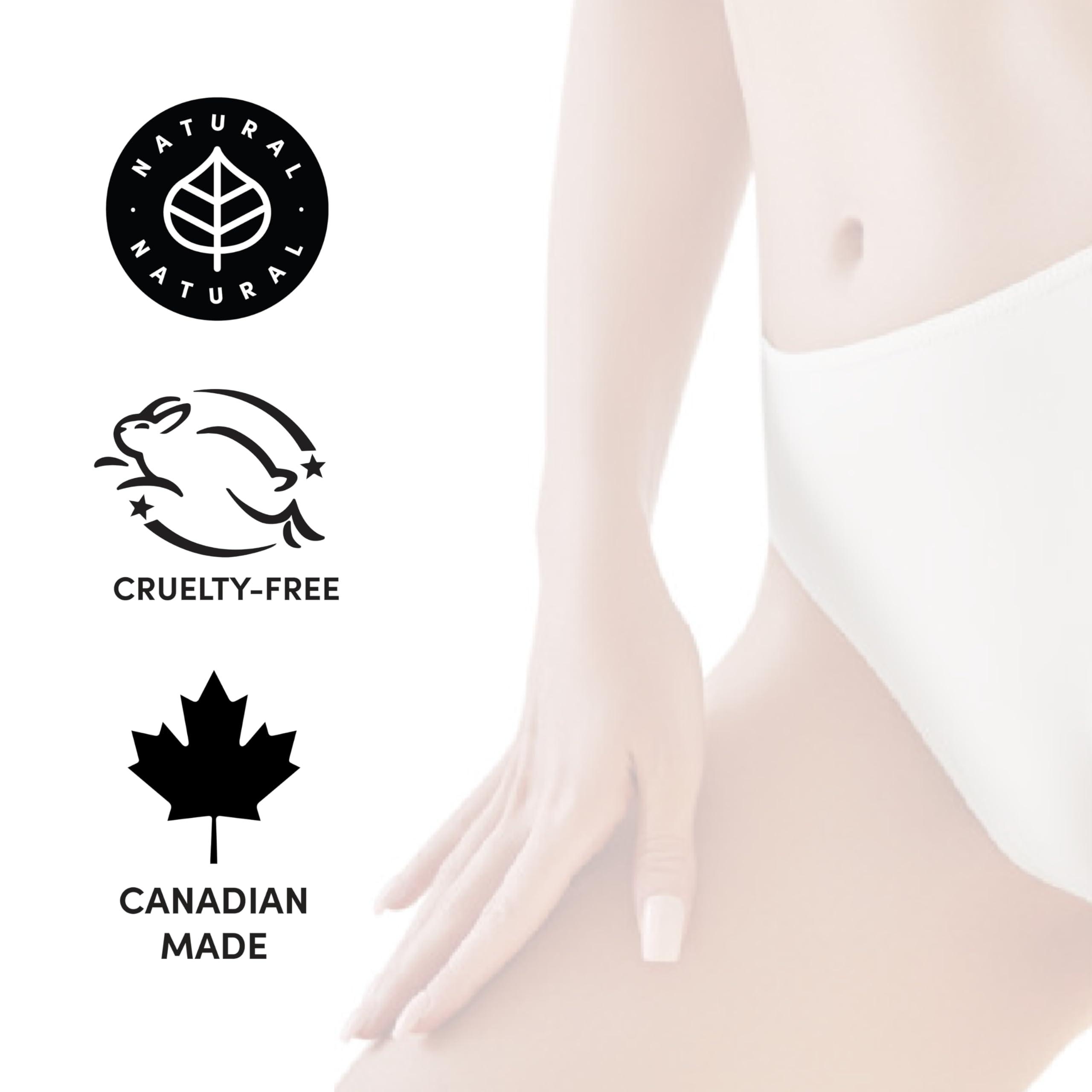 Parissa Parissa Brazilian Hot Wax Kit No-Strips needed and Microwavable for At-Home Hair Removal on Brazilian, Bikini or Underarm