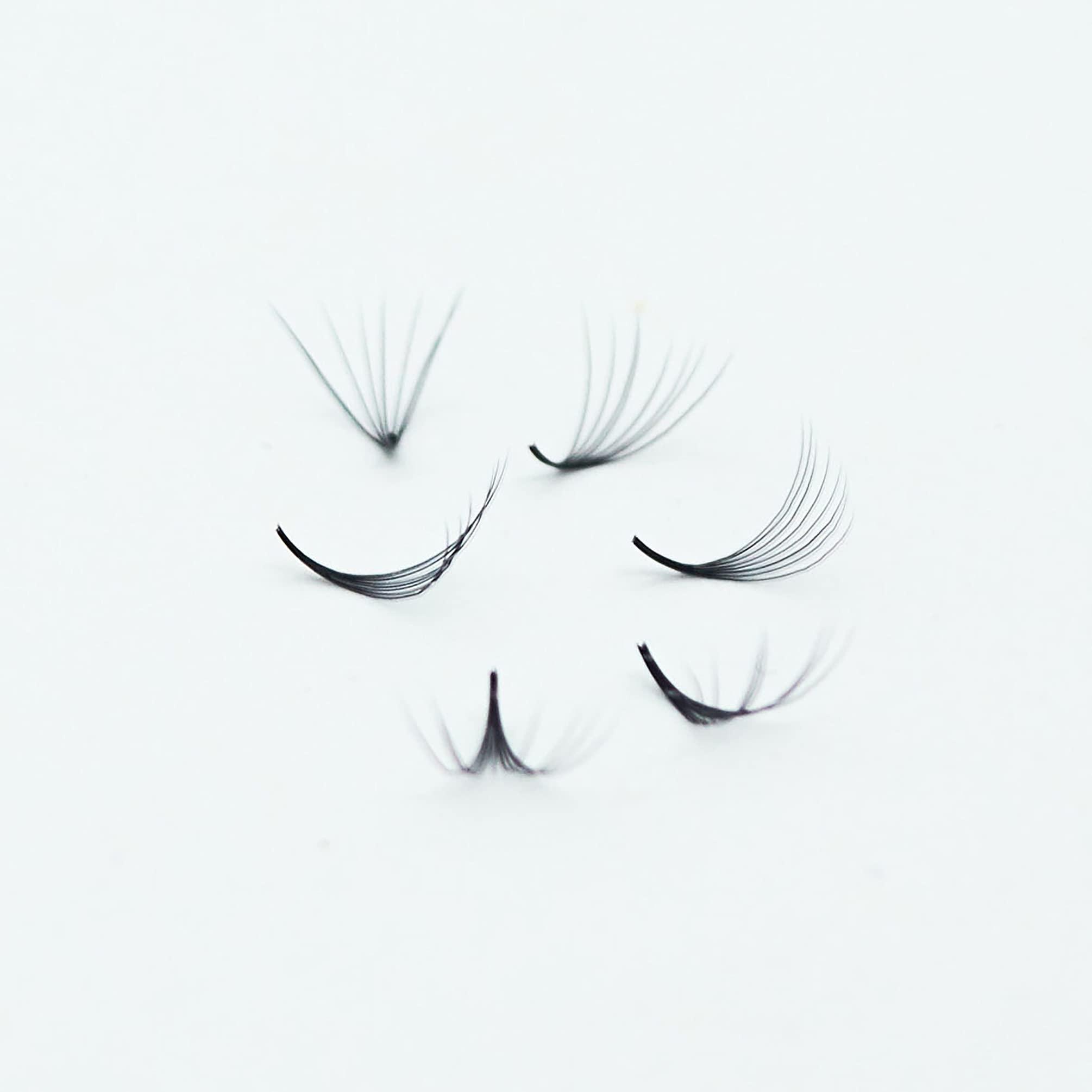 GorgeousLash 10D Lashes. 1000 Premade Volume Fans. Eyelash Extensions. Handmade! (10D 005 Curl D, 17mm)