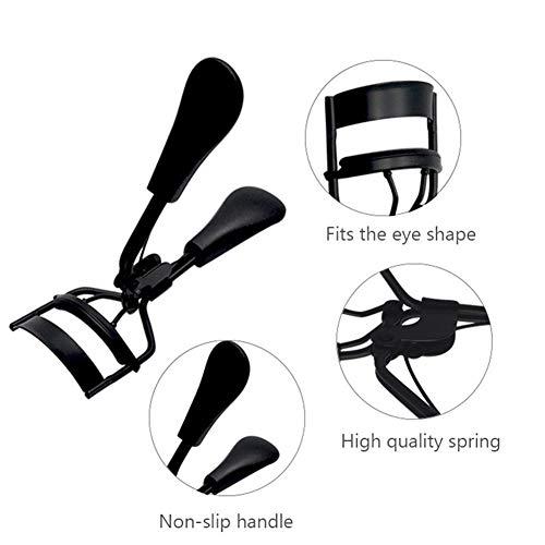 WEIKE WEIKE Eyelash Curler Makeup Beauty Tools Lady Women Lash Nature Curl Style Cute Eyelash Handle Curl Eye Lash Curler (Color : Color3, Size : 10.73.58.7cm)