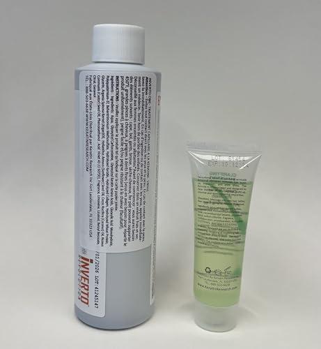 KERATIN RESEARCH INVERTO ONE 180ml Formaldehyde-free Brazilian Complex Keratin Blowout Kit with Clarifying Shampoo - Vegan Salon Grade Treatment for Instant Results