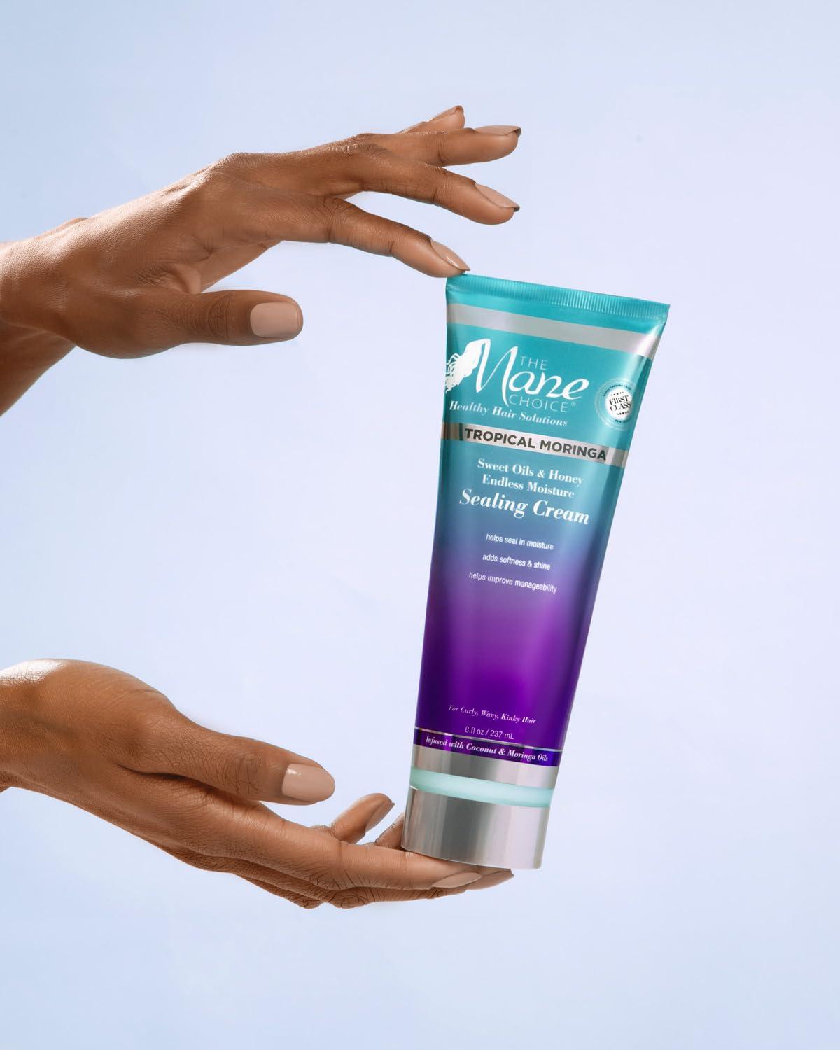 The Mane Choice THE MANE CHOICE - Tropical Moringa Sweet Oil & Honey Endless Moisture Sealing Cream, 8 Ounce