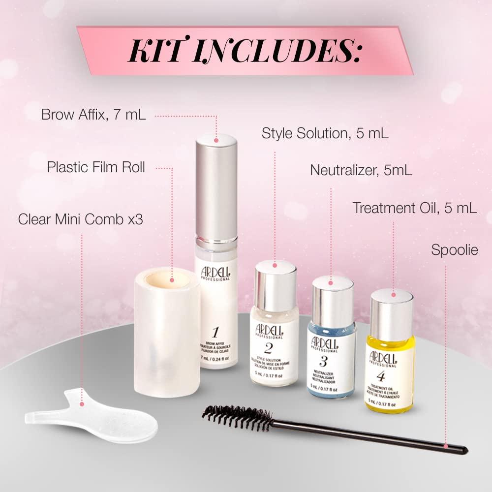 Ardell Ardell Brow Lamination Kit, Lift, Shape, and Define Brows, Waterproof, 1-pack