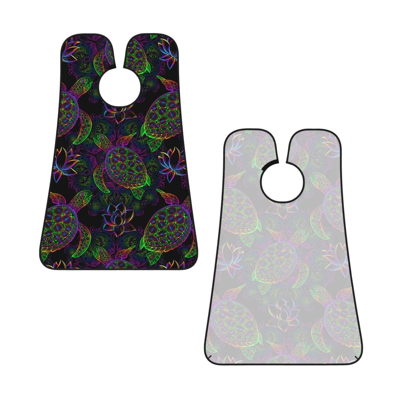 Athjunss Tortoise Beard Bib Apron, Beard Hair Catcher For Men Shaving, Waterproof With Suction Cups