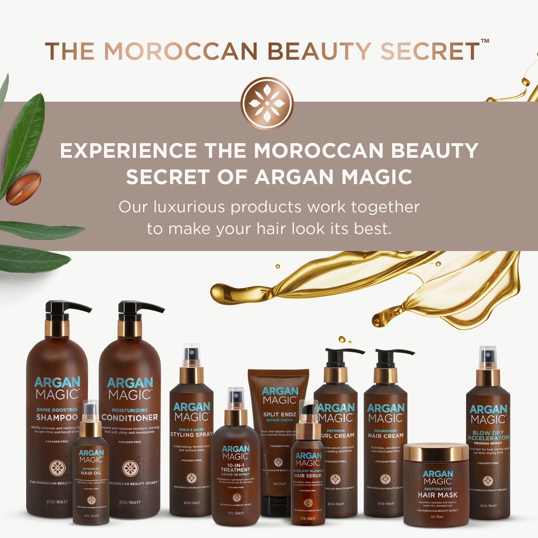 Argan Magic Argan Magic Nourishing Body Oil with Argan & Almond Oil | Intense Hydration, Softens & Radiates | Made in USA, Paraben Free, Cruelty Free (6 FL Oz)