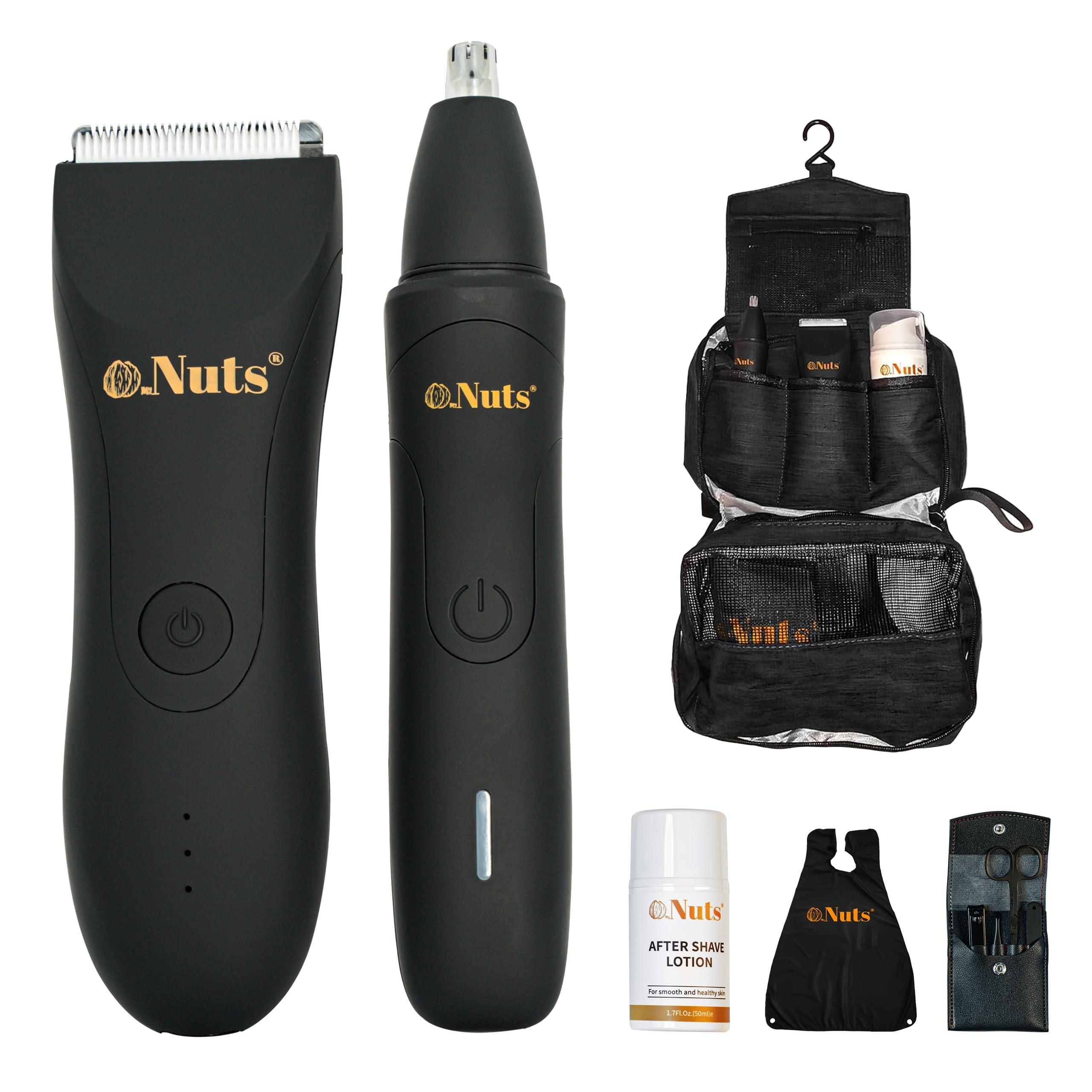 My Nuts My Nuts Grooming Kit with Ball Trimmer, Skin-Safe Ball Trimmer Men, Precision Ball Shavers for Men with Travel Case, Waterproof, Powerful & Portable