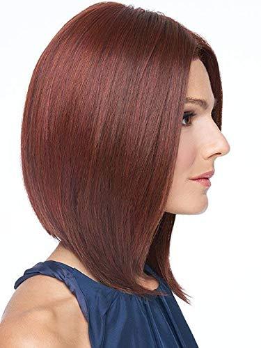 Raquel Welch & Maxwigs On Point Wig Color RL19/23 BISCUIT - 12\" Perfect Angled Bob Razor Cut Heat Friendly Front Monofilament Top Classic Natural Peluca Memory Cap Bundle MaxWigs Hairloss Booklet