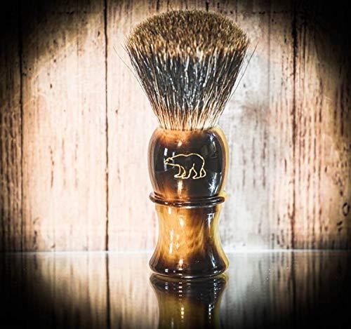Frank FS shaving Frank shaving Vintage Brown badger hair shaving brush knot size 24mm