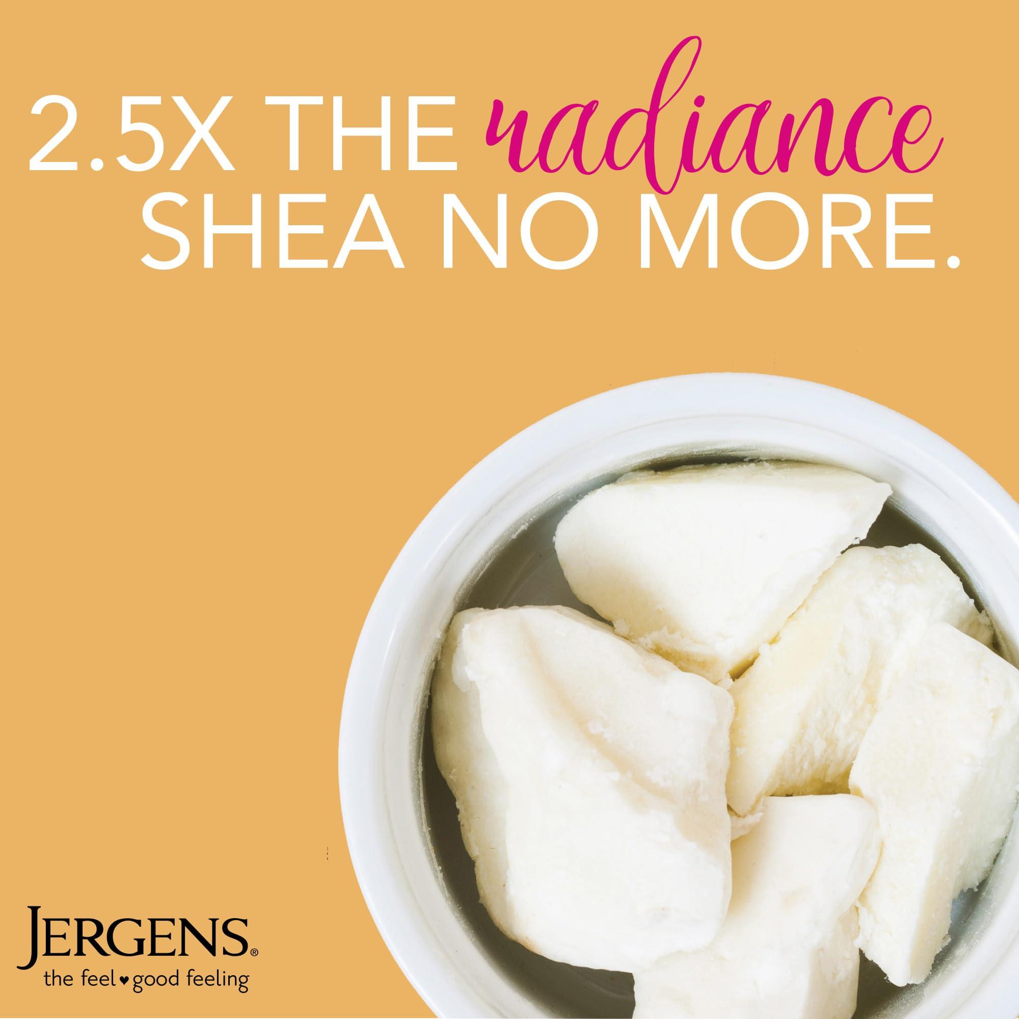 Jergens Jergens Shea Butter Hand and Body Lotion, Deep Conditioning Moisturizer, 3X More Radiant Skin, with Pure Shea Butter, Dermatologist Tested, 26.5 Oz