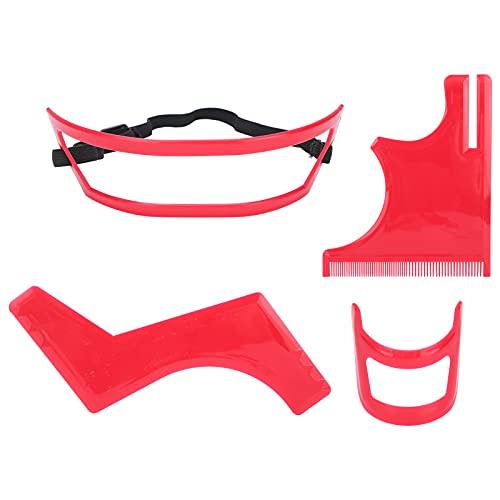 RTLR Beard Shaving Tool, 4 Different Templates Men\'s Beard Template Little Time Perfect Appearance for Architectural Modeling