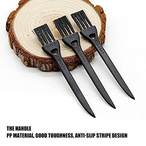 Dioche Electric Shaver Cleaning Brushes Set, PP Handle Clipper Cleaning Brush Nylon Hair Razor Cleaner